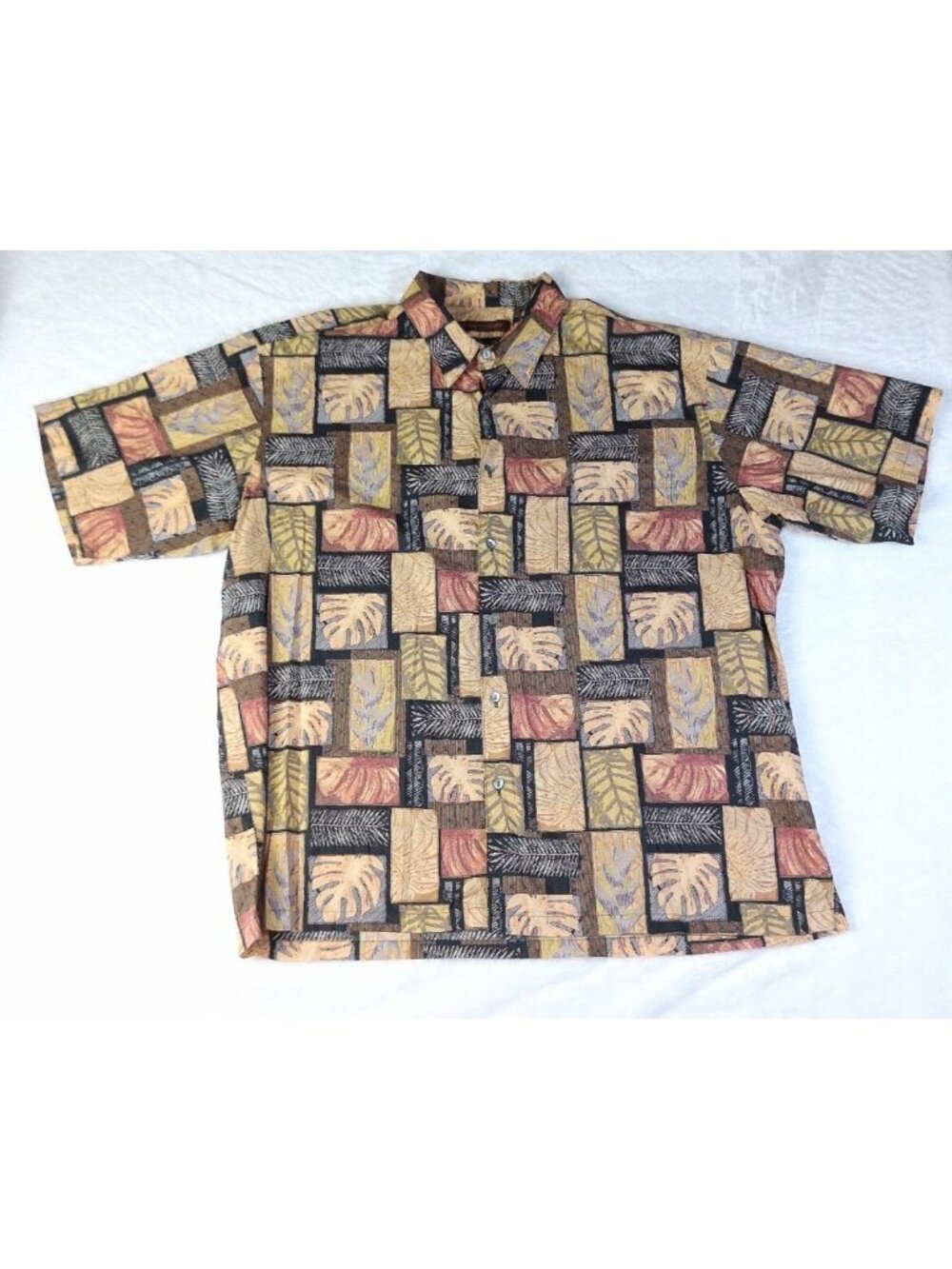 Tori Richard Men’s Cotton Lawn Hawaiian Shirt 2XL Short Sleeve Button Down (B15)
